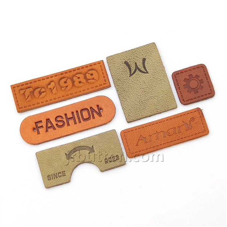 Handmade Leather Tags For Crochet