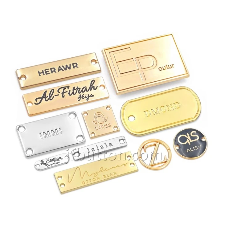 Metal Name Plates For Handbags