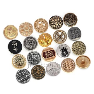 دکمه فلزی Shank Finish Antique پایان