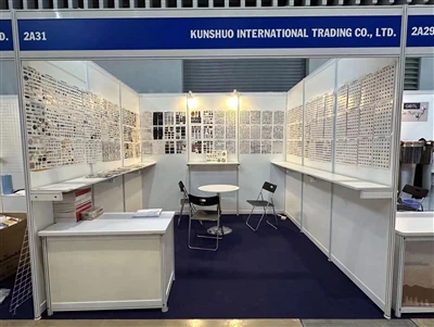 Kunshuo در Saigontex 2025: گسترش تجارت لوازم جانبی پوشاک در ویتنام