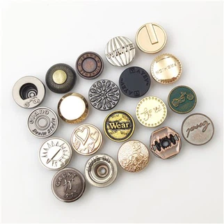 دکمه برنجی برای شلوار جین