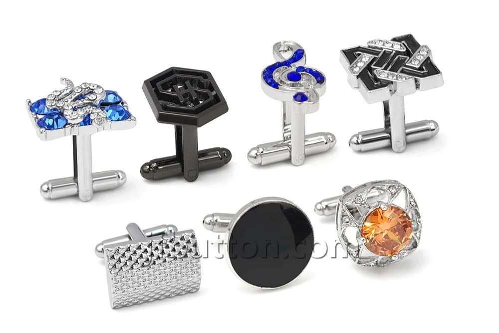 Sapphire And Diamond Cufflinks Sapphire And Diamond Cufflinks